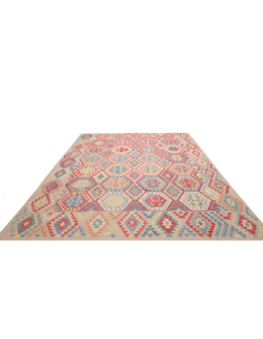 Tappeto Kilim Afghanistan marrone beige 267x340