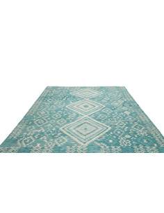 Tappeto Kilim Afghanistan azzurro blu 259x291 2
