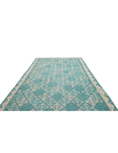 Tappeto Kilim Afghanistan azzurro blu 239x339