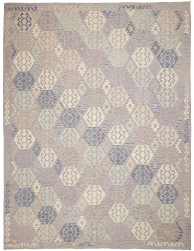 Tappeto Kilim Afghanistan azzurro 301x389