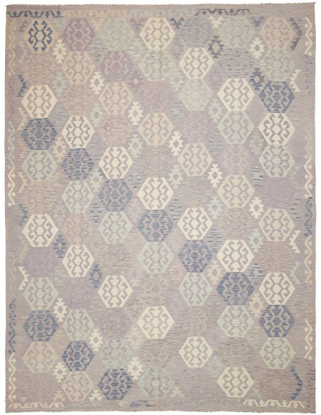 Tappeto Kilim Afghanistan azzurro 301x389