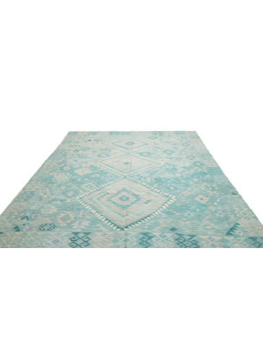 Tappeto Kilim Afghanistan beige blu 245x300