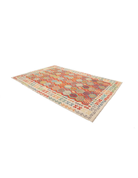 Kilim 209x301 Cm Kilim Afghanistan, Hand-carded Wool (warp: