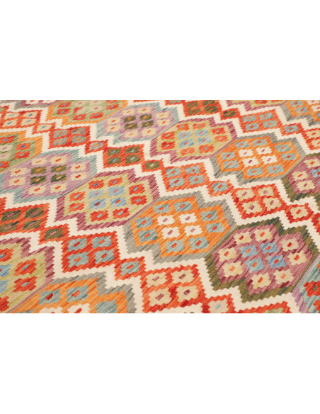 Tappeto Kilim Afghanistan 315x393 Blu Cielo Ara