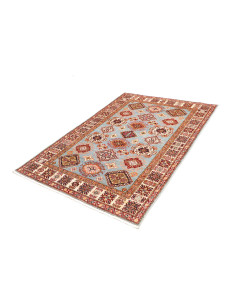 Rug Kazak Fine Pakistan beige brown 127x184 2