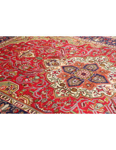 Tabriz 202x302 Cm Tabriz Persia Hand-carded Wool (warp: