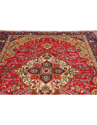 Tabriz 202x302 Cm Tabriz Persia Hand-carded Wool (warp: