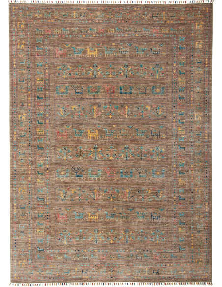 Rubin 169x234 Cm Rubin, Pakistan, Hand-carded Wool warp: