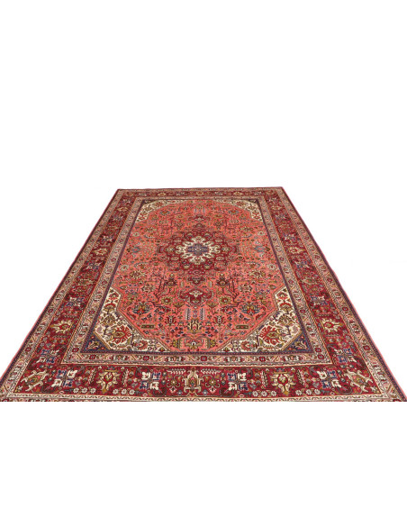 Tabriz 200x294 Cm Tabriz, Persia, Hand-carded Wool (warp: