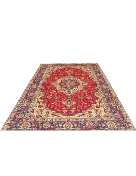 Tabriz 200x282 Cm Tabriz Persia Lana Cardata A Mano Cotone