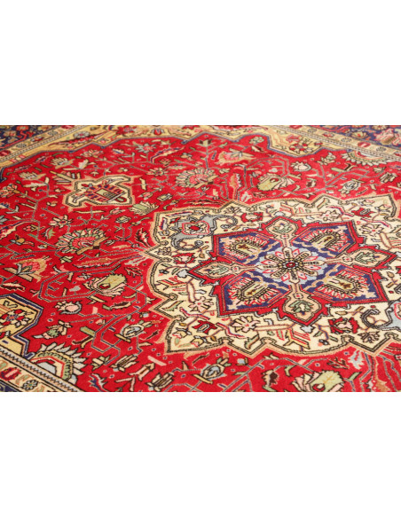 Tabriz 200x282 Cm Tabriz Persia Lana Cardata A Mano Cotone