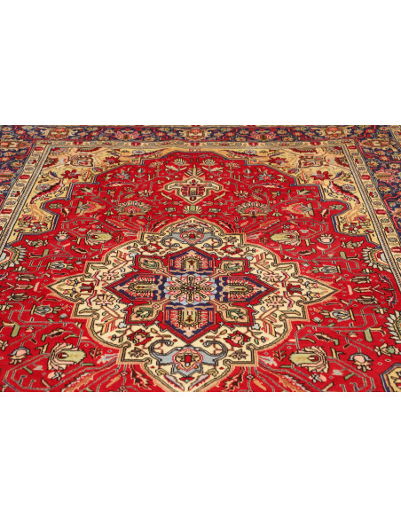 Tabriz 200x282 Cm Tabriz Persia Lana Cardata A Mano Cotone