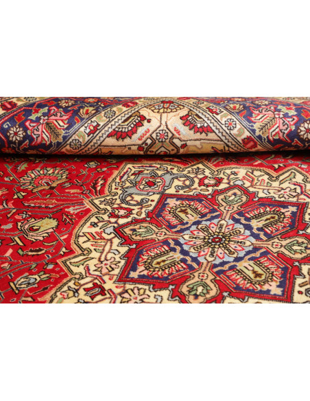Tabriz 200x282 Cm Tabriz Persia Lana Cardata A Mano Cotone