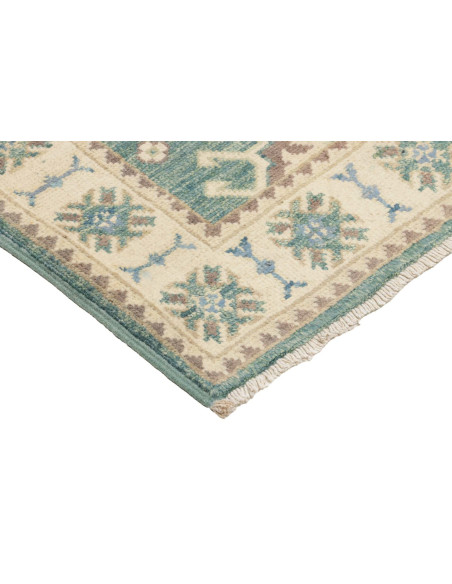 Kazak 61x90 Cm Kazak Afghanistan Hand-carded Wool warp: