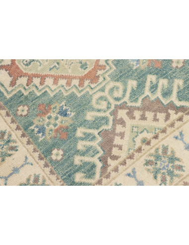 Kazak 61x90 Cm Kazak Afghanistan Hand-carded Wool warp: