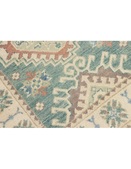 Kazak 61x90 Cm Kazak Afghanistan Hand-carded Wool warp: