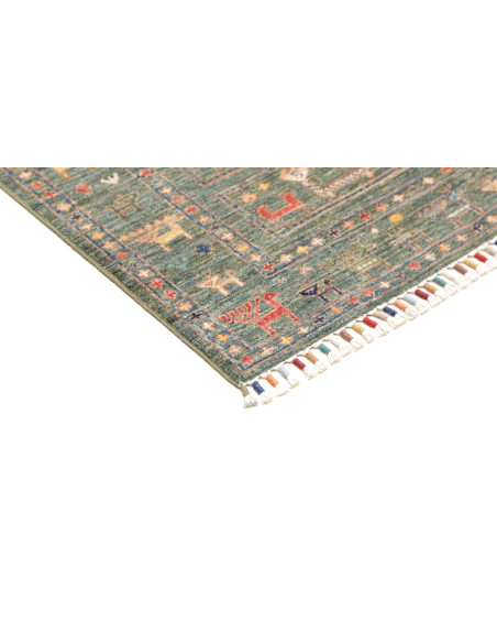 Rug Rubin Pakistan white grey 81x126