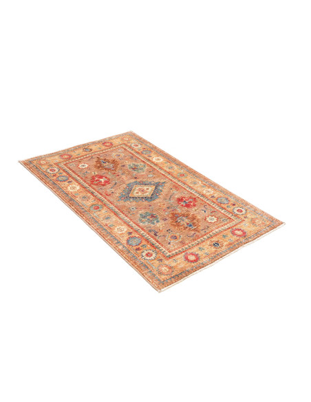 Rug Kazak Fine Pakistan maroon 80x127