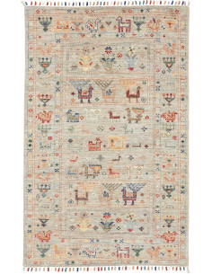 Rug Rubin Pakistan beige grey 80x124