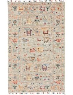 Tappeto Rubin Pakistan beige azzurro 80x124