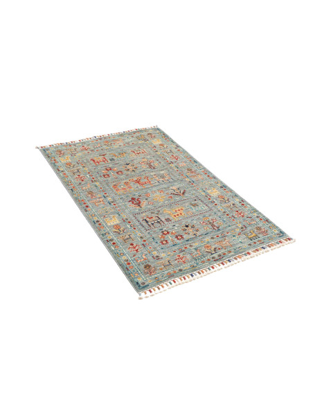 Tappeto Rubin Pakistan azzurro marrone 80x120