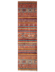 Tappeto Samarkand Pakistan 82x292 Rosso Terraco