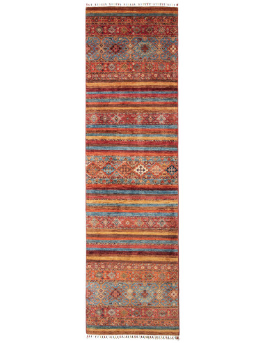 Rug Samarkand Pakistan 82x292 Terracotta Red De