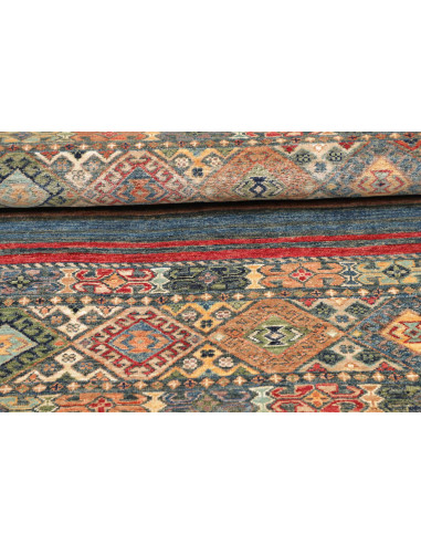 Rug Rubin Pakistan white brown 79x124