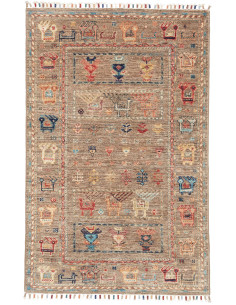 Tappeto Rubin Pakistan marrone grigio 79x123