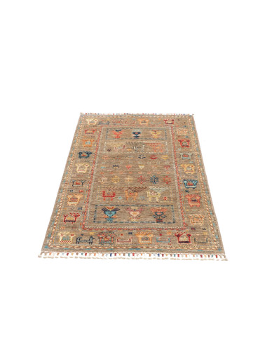 Tappeto Rubin Pakistan marrone grigio 79x123