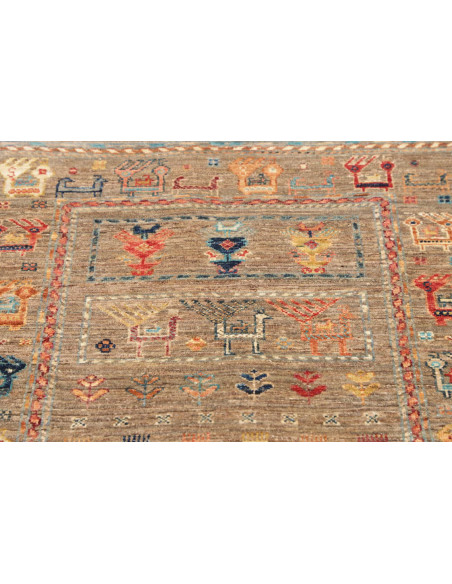 Tappeto Rubin Pakistan marrone grigio 79x123