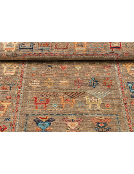 Tappeto Rubin Pakistan marrone grigio 79x123