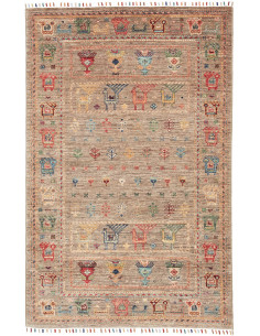 Rug Rubin Pakistan maroon 96x150