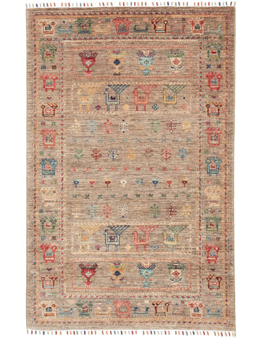 Rug Rubin Pakistan maroon 96x150