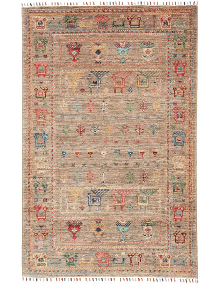Rug Rubin Pakistan maroon 96x150
