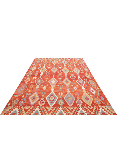 Tappeto Kilim Afghanistan rosso 197x299