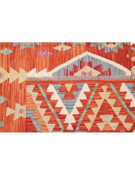 Tappeto Kilim Afghanistan rosso 197x299