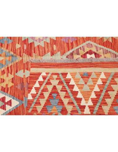 Tappeto Kilim Afghanistan arancione 201x293