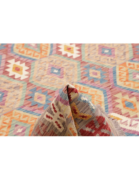 Tappeto Kilim Afghanistan marrone beige 203x304