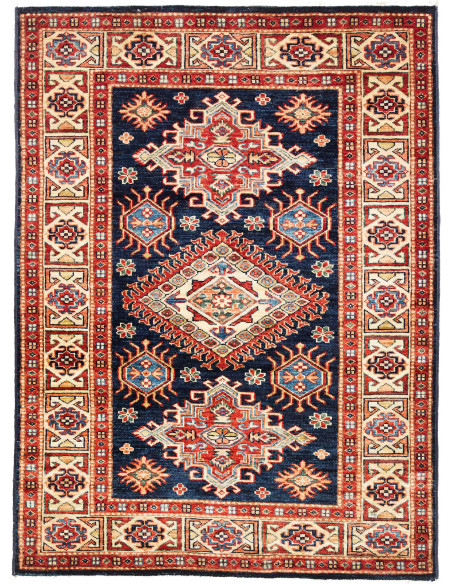 Rug Kazak Fine Pakistan brown grey 103x152