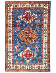 Rug Kazak Fine Pakistan beige grey 103x158