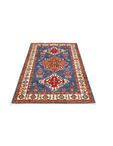 Rug Kazak Fine Pakistan beige grey 100x158