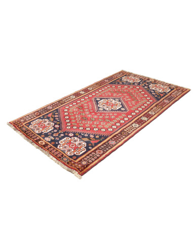Rug Shiraz Fine Persia red yellow 118x202