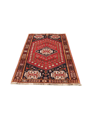 Rug Shiraz Fine Persia red yellow 118x202