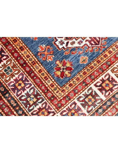 Rug Kazak Fine Pakistan sky blue grey 102x149