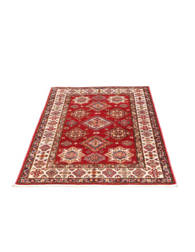 Rug Kazak Fine Pakistan brown beige 100x148