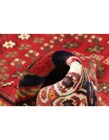 Rug Shiraz Fine Persia red yellow 118x202