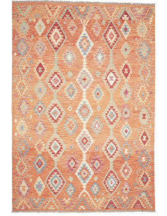 Tappeto Kilim Afghanistan marrone 205x298