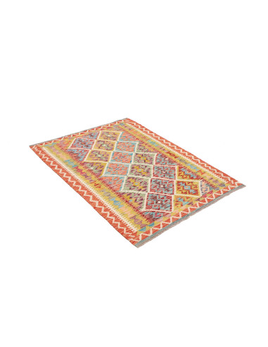 Kilim 102x140 Cm Kilim, Afghanistan, Lana Cardata A Mano