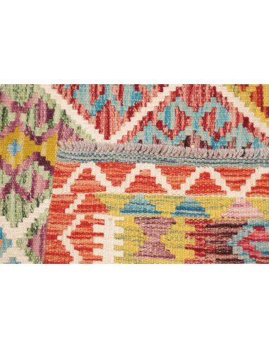 Kilim 102x140 Cm Kilim, Afghanistan, Hand-carded Wool (warp: